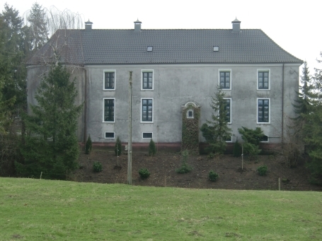 Kalkar : Ortsteil Hönnepel, Griether Straße, Haus Hönnepel, die ehem. Wasserburg befindet sich in Privatbesitz